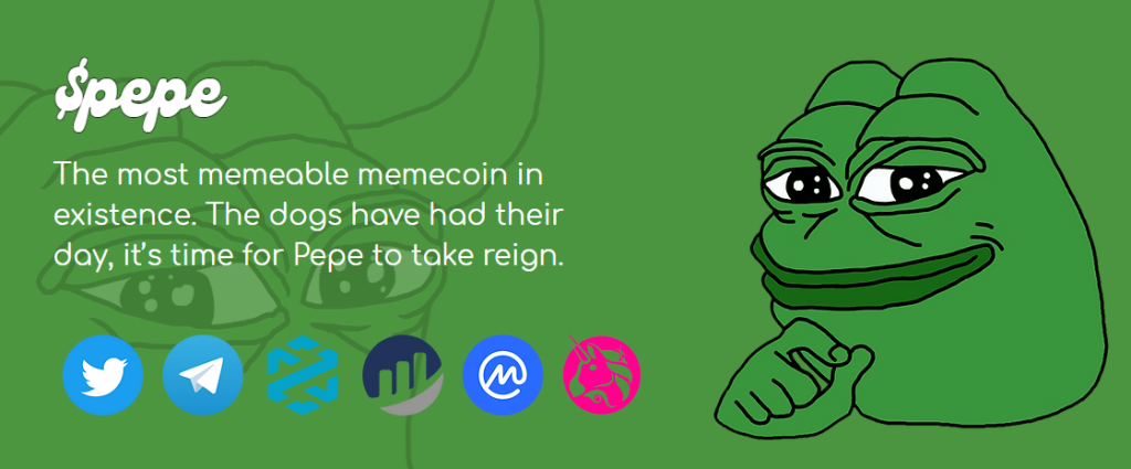 Message du projet Pepe crypto